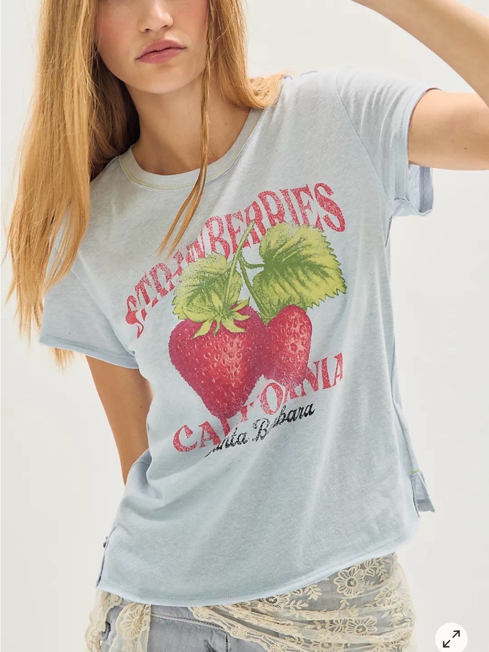 We The Free Nova Tee Strawberry Combo